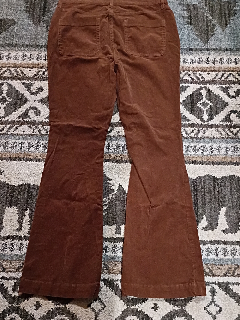 a.n.a Brand Women's Brown Corduroy Flare Jeans - Picture 3 of 3